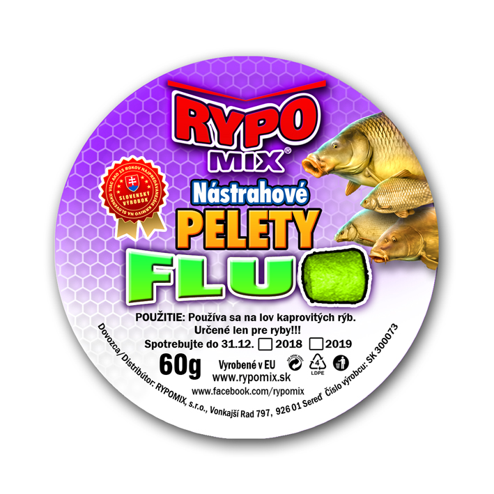 FLUO PELETY 60g Red chilli